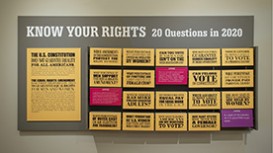 In 1920 the 19th Amendment to the United States Constitution was adopted, prohibiting states and the federal government from denying U.S. citizens the right to vote on the basis of sex.