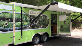 Nature Station is an impactful and creative outreach program that brings nature to your doorstep. This mobile exhibit is custom built into a 16’ x 8’ trailer and features a forest, quarry, wetland, and garden with 14 hands-on activities.